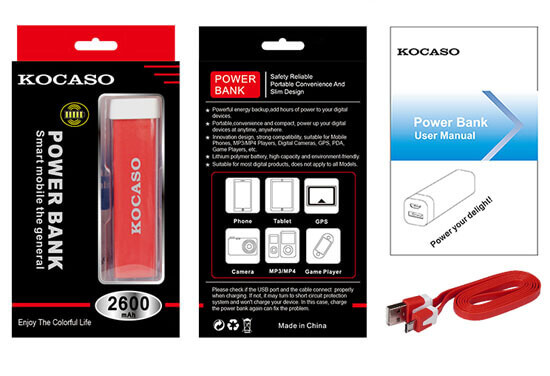 2600mAh Power Bank